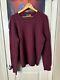Vintage Burgundy Polo Ralph Lauren Cashmere Sweater Size Large