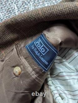 Vintage ITALY made POLO ralph lauren 39L wool ANGORA blazer jacket