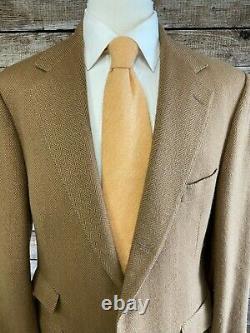 Vintage Made in USA Polo Ralph Lauren Wool Jacket 41R Brown Blazer