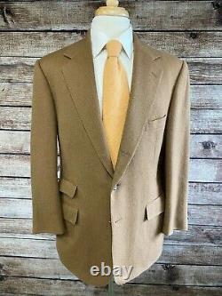 Vintage Made in USA Polo Ralph Lauren Wool Jacket 41R Brown Blazer