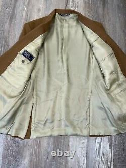 Vintage Made in USA Polo Ralph Lauren Wool Jacket 41R Brown Blazer