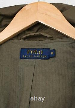 Vintage Mens POLO RALPH LAUREN Motorcycle Jacket Biker Green Size M