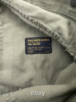 Vintage Military USMC Polo Ralph Lauren Fatigue Herringbone Ba