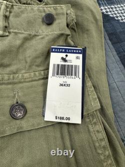 Vintage Military USMC Polo Ralph Lauren Fatigue Herringbone Ba