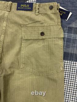 Vintage Military USMC Polo Ralph Lauren Fatigue Herringbone Ba