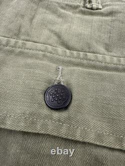 Vintage Military USMC Polo Ralph Lauren Fatigue Herringbone Ba