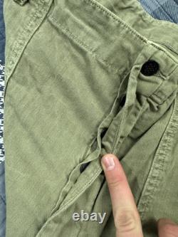 Vintage Military USMC Polo Ralph Lauren Fatigue Herringbone Ba