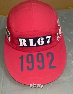 Vintage OTH Polo Ralph Lauren RL67 Stadium 1992 Red Long Bill Cap READ DESC