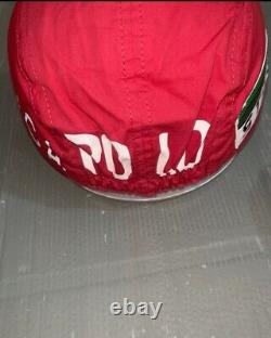 Vintage OTH Polo Ralph Lauren RL67 Stadium 1992 Red Long Bill Cap READ DESC