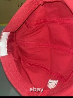 Vintage OTH Polo Ralph Lauren RL67 Stadium 1992 Red Long Bill Cap READ DESC