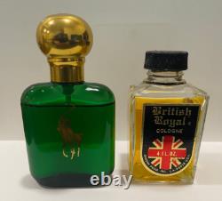 Vintage POLO RALPH LAUREN Green Cosmair 2oz Mens Cologne EDT Spray RARE 95% Full
