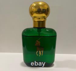 Vintage POLO RALPH LAUREN Green Cosmair 2oz Mens Cologne EDT Spray RARE 95% Full