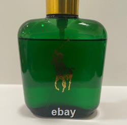 Vintage POLO RALPH LAUREN Green Cosmair 2oz Mens Cologne EDT Spray RARE 95% Full