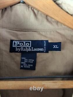 Vintage POLO RALPH LAUREN MEN'S LIGHWEIGHT KHAKI COTTON TRENCH COAT, SZ XL