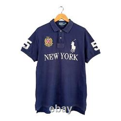 Vintage POLO RALPH LAUREN New York #5 Polo Shirt Big Logo