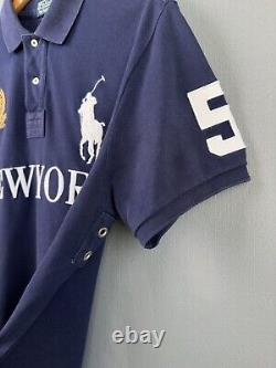 Vintage POLO RALPH LAUREN New York #5 Polo Shirt Big Logo