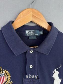 Vintage POLO RALPH LAUREN New York #5 Polo Shirt Big Logo