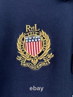 Vintage POLO RALPH LAUREN New York #5 Polo Shirt Big Logo