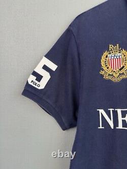 Vintage POLO RALPH LAUREN New York #5 Polo Shirt Big Logo