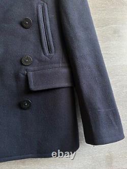 Vintage POLO RALPH LAUREN Wool Double Breasted Pea Coat