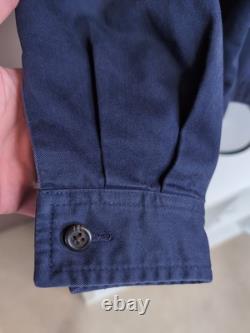 Vintage POLO Ralph Lauren Harrington Jacket Blue Size Medium Zip Up