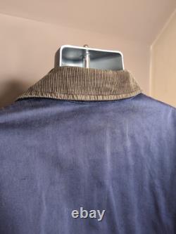 Vintage POLO Ralph Lauren Harrington Jacket Blue Size Medium Zip Up