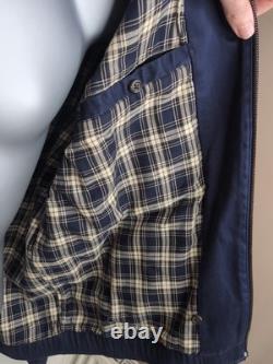 Vintage POLO Ralph Lauren Harrington Jacket Blue Size Medium Zip Up