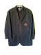 Vintage Polo Ralph Lauren Mens Blazer Xl Black Emblem Patch Cotton Sports Coat