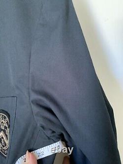 Vintage POLO Ralph Lauren Mens Blazer XL Black Emblem Patch Cotton Sports Coat