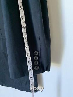 Vintage POLO Ralph Lauren Mens Blazer XL Black Emblem Patch Cotton Sports Coat
