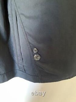 Vintage POLO Ralph Lauren Mens Blazer XL Black Emblem Patch Cotton Sports Coat