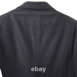 Vintage POLO Ralph Lauren Mens Wool Blazer Fits S Navy Blue Gold Metal Buttons