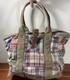 Vintage Polo Ralph Lauren Rugby Tartan Top Handle Shoulder Tote Bag Unisex