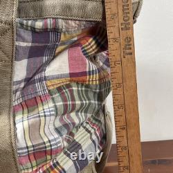 Vintage POLO Ralph Lauren Rugby Tartan Top Handle Shoulder Tote Bag Unisex