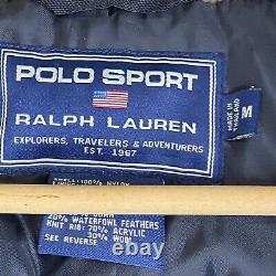 Vintage POLO SPORT Ralph Lauren Down Filled Flight Bomber Jacket