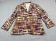 Vintage Polo By Ralph Lauren Blazer Jacket Mens 46r Multicolor Madras Patchwork