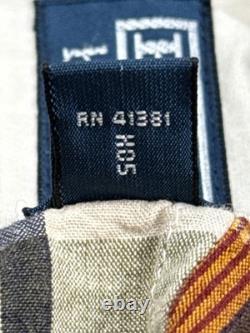 Vintage Polo By Ralph Lauren Blazer Jacket Mens 46R Multicolor Madras Patchwork