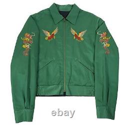Vintage Polo By Ralph Lauren Embroidered Reversible Sukajan Jacket Sz M 1960's
