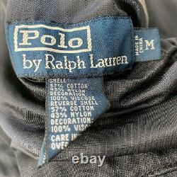 Vintage Polo By Ralph Lauren Embroidered Reversible Sukajan Jacket Sz M 1960's