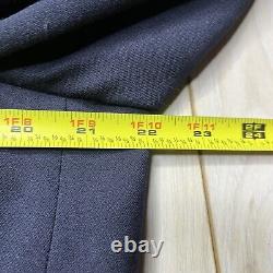 Vintage Polo By Ralph Lauren Gold Buttons Wool Sportscoat Navy Mens Size 42R