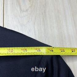 Vintage Polo By Ralph Lauren Gold Buttons Wool Sportscoat Navy Mens Size 42R