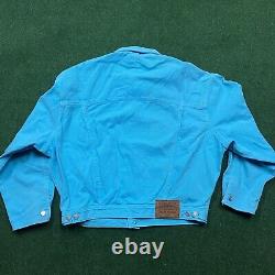 Vintage Polo Country Jacket Mens XL Blue Ralph Lauren Denim USA MADE Chore Coat