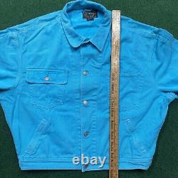 Vintage Polo Country Jacket Mens XL Blue Ralph Lauren Denim USA MADE Chore Coat