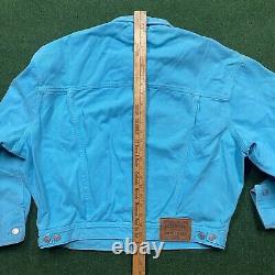 Vintage Polo Country Jacket Mens XL Blue Ralph Lauren Denim USA MADE Chore Coat