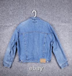 Vintage Polo Country Ralph Lauren Trucker Denim Jacket Men's Large USA Made