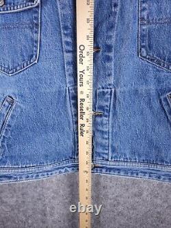 Vintage Polo Country Ralph Lauren Trucker Denim Jacket Men's Large USA Made
