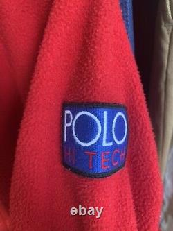 Vintage Polo Hi Tech Pull Over Anorak Fleece Orignal RARE Ralph Lauren