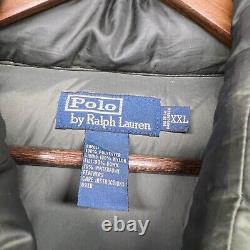 Vintage Polo Ralph LaurenDown Puffer Jacket Adult 2XL Green Zip Pony 90s Men's