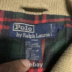Vintage Polo Ralph Lauren 100% Genuine Suede Western Jacket Size XL read