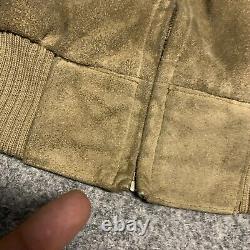 Vintage Polo Ralph Lauren 100% Genuine Suede Western Jacket Size XL read